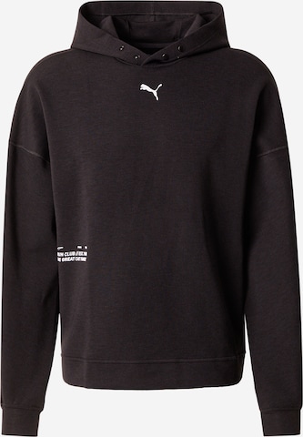 PUMA Urheilullinen collegepaita 'Club' värissä musta: etupuoli