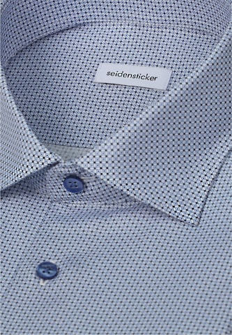 Coupe regular Chemise business SEIDENSTICKER en bleu