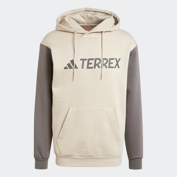 ADIDAS TERREX Athletic Sweatshirt in Brown