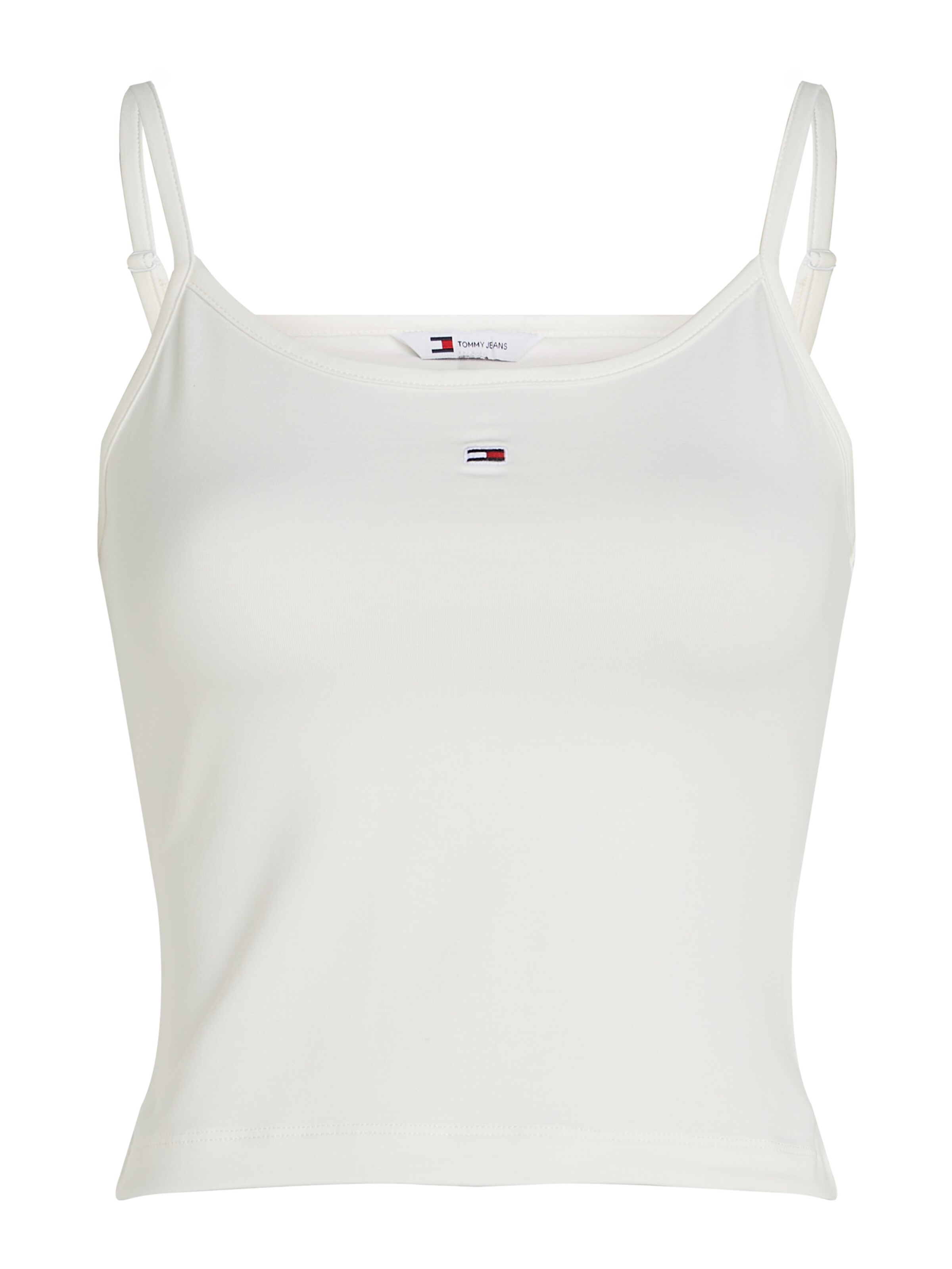 Tommy Jeans Top 'ESSENTIAL' in Weiß: Vorderseite