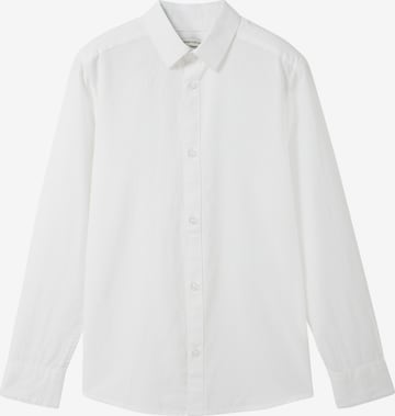 TOM TAILOR Regular fit Button Up Shirt in White: front