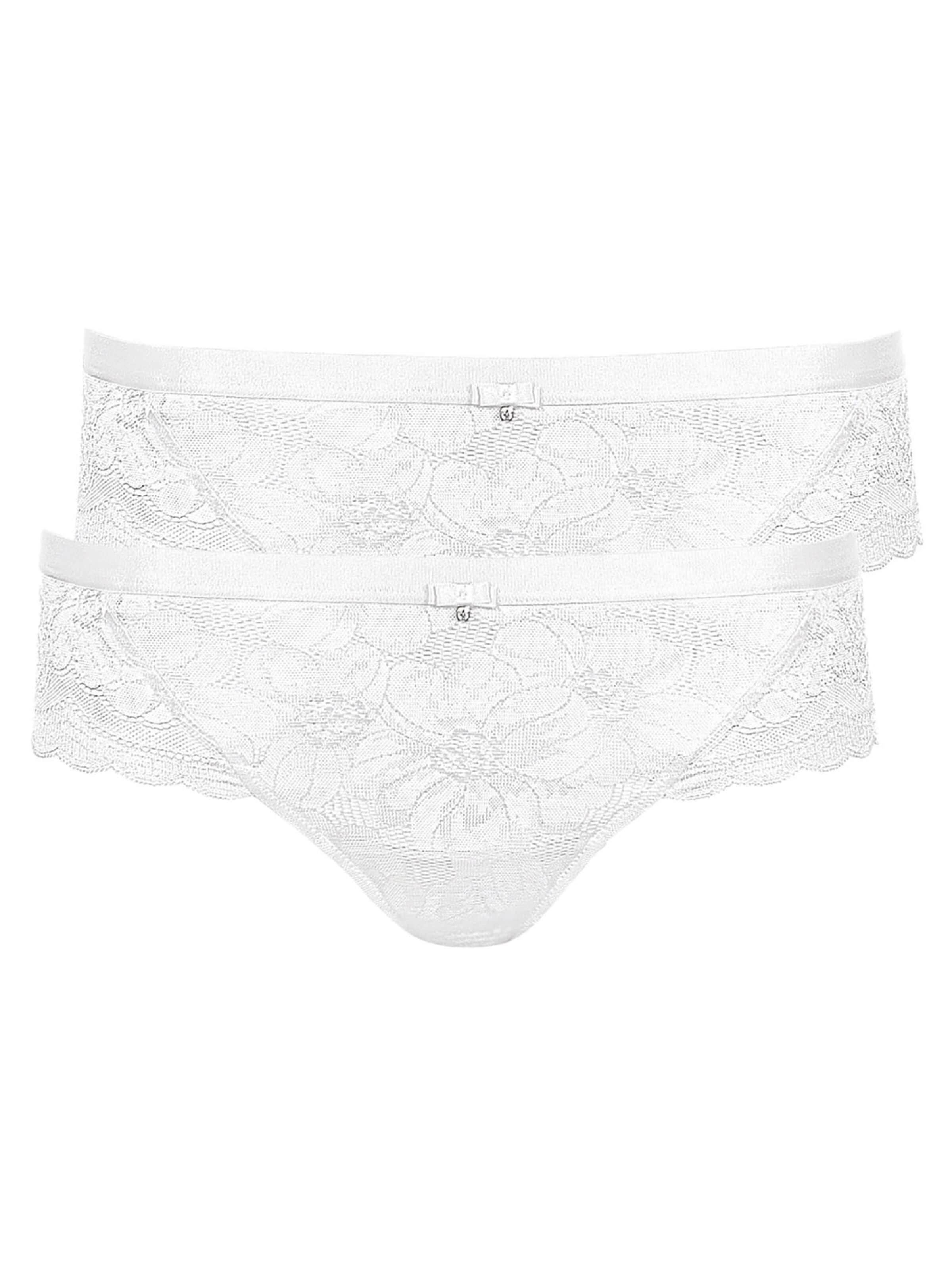 Lisca Panty 'Evelyn' in White: front
