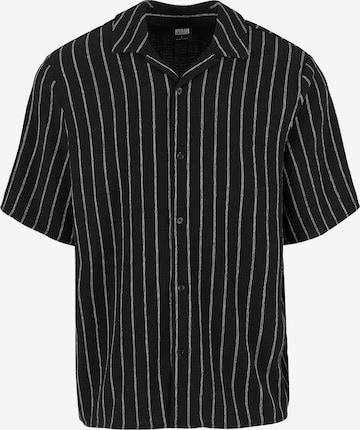 Urban Classics Regular Fit Shirt in Schwarz: Vorderseite