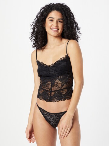 Maillot de corps 'HEART EYES' Free People en noir : devant