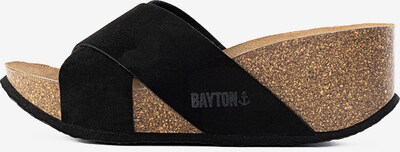 Bayton Mule 'Liverpool' en noir, Vue avec produit