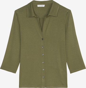 Marc O'Polo Blouse in Groen: voorkant