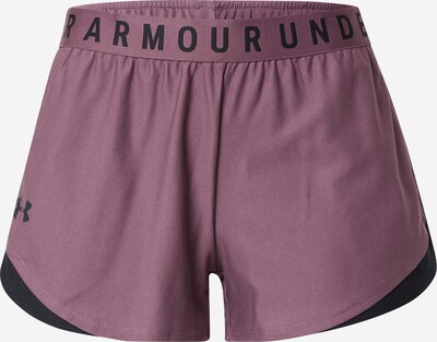 UNDER ARMOUR Workout Pants 'Play Up' in Berry / Black, Item view