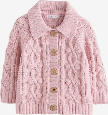 Next Gebreid vest in Roze: voorkant