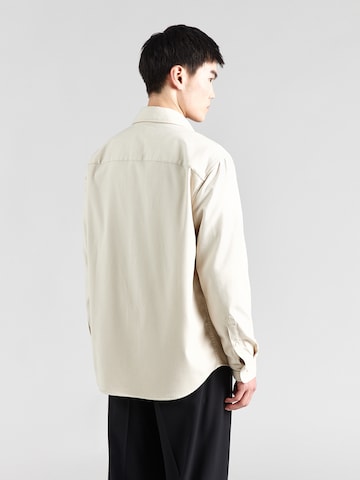 Abercrombie & Fitch Классический крой Рубашка в Бежевый