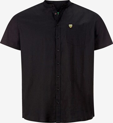 Charles Colby Comfort fit Button Up Shirt ' Duke Kerry ' in Black: front