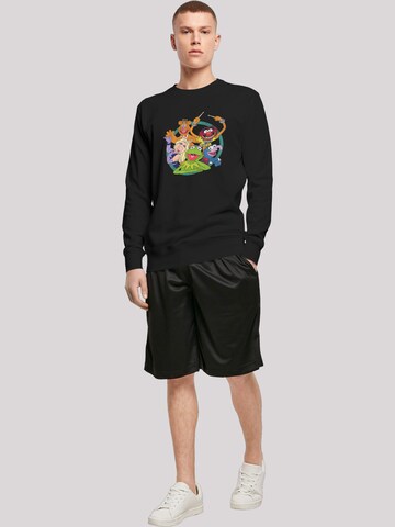 F4NT4STIC Sweatshirt 'Disney The Muppets Group Circle' in Schwarz