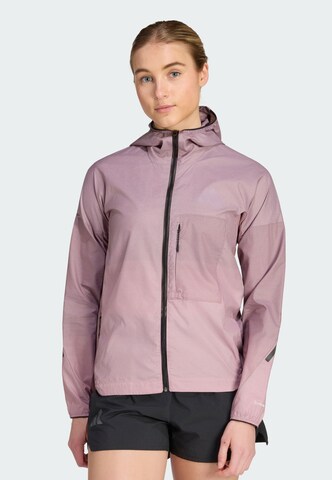 ADIDAS TERREX - Casaco outdoor 'Xperior' em roxo: frente