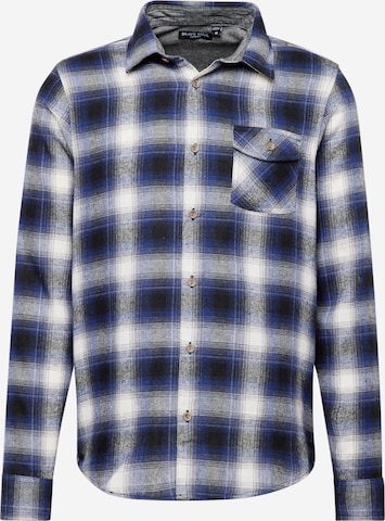 Coupe regular Chemise BRAVE SOUL en bleu : devant