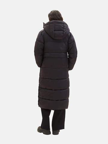 TOM TAILOR DENIM Winter coat in Black