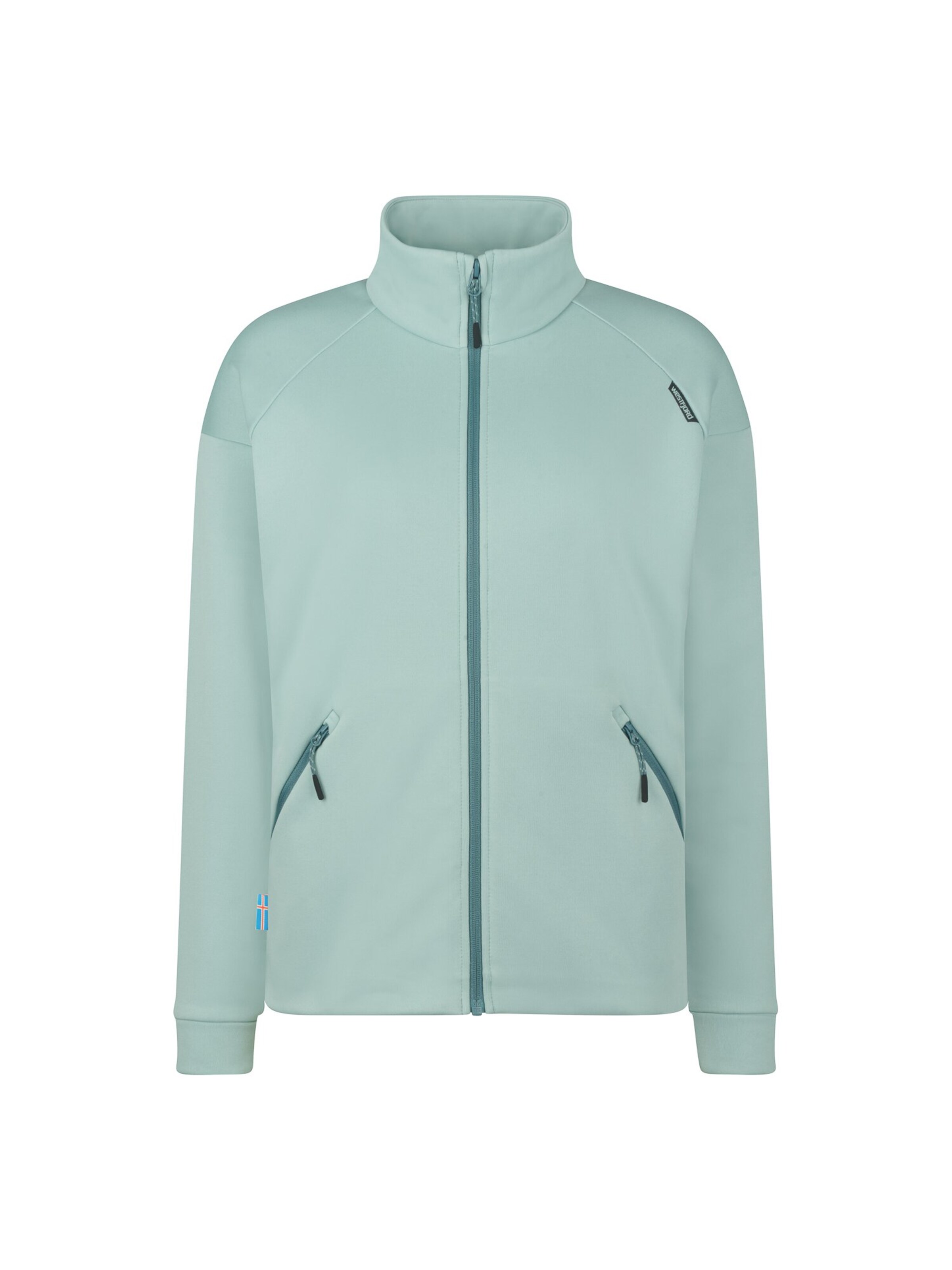 WESTFJORD Fleece Jacket in Green: front