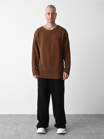VAMOS CLO Sweater 'Cedar Hill' in Brown