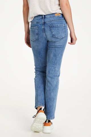 SAINT TROPEZ Regular Jeans 'Molly' in Blauw