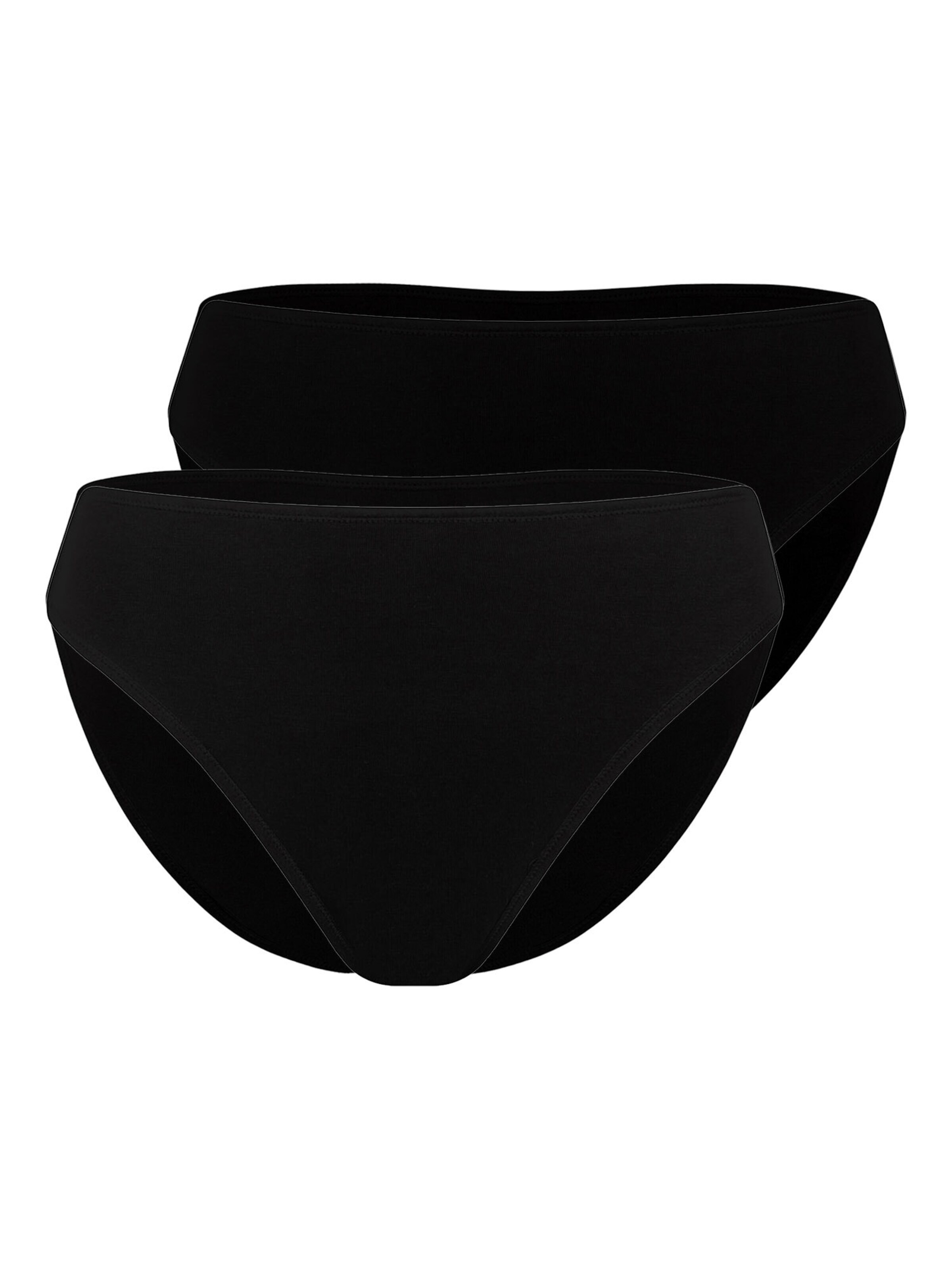 Lisca Slip 'Lucy'‌ in Schwarz: Vorderseite