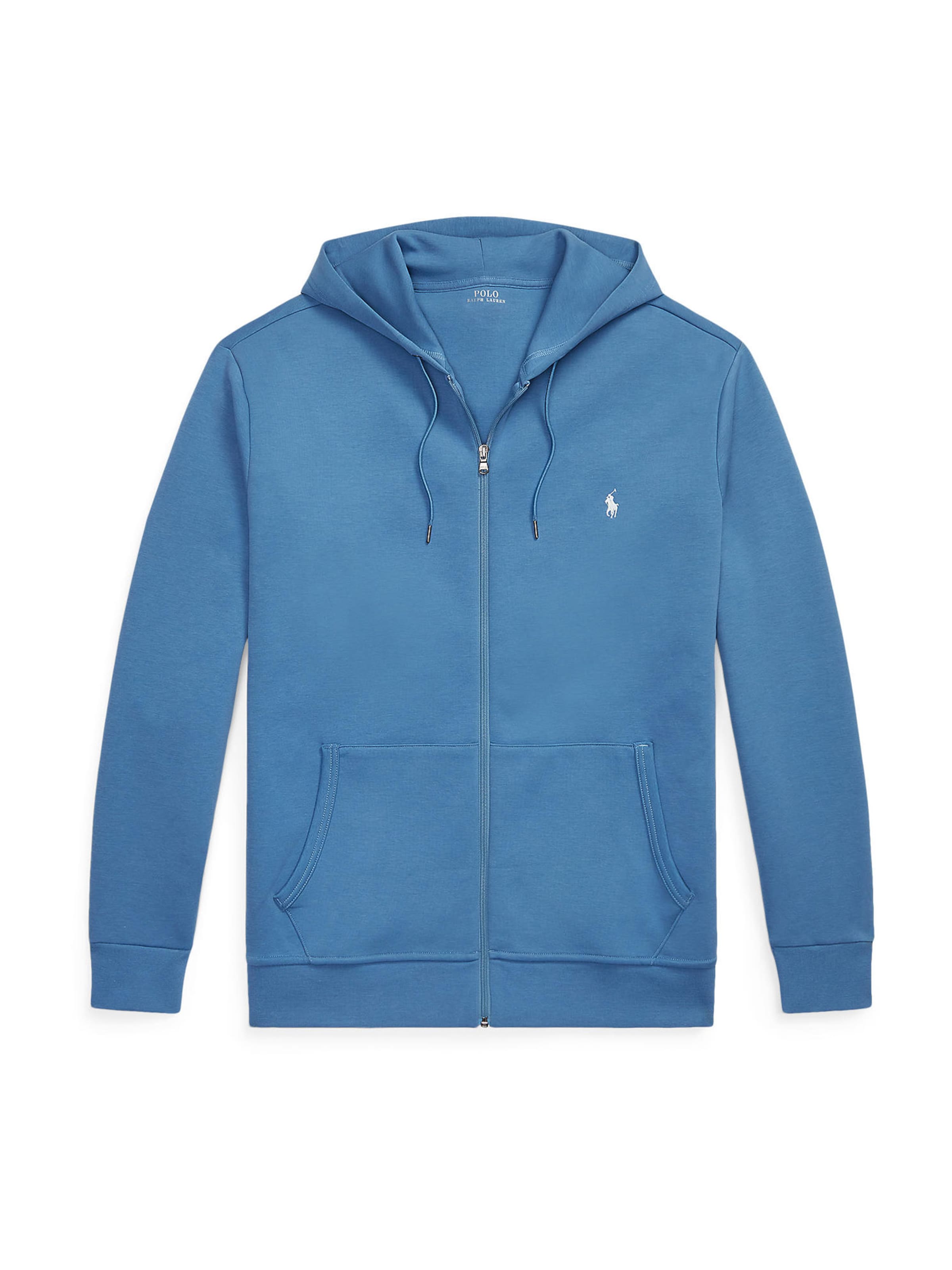 Polo Ralph Lauren Big & Tall Sweatjacke in Blau: Vorderseite