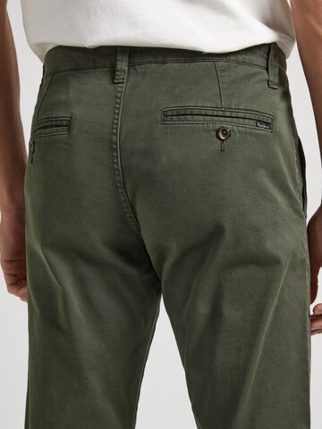Pepe Jeans Slim fit Chino Pants 'CHARLY' in Green