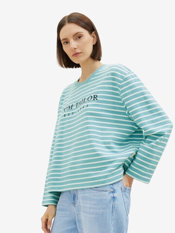 TOM TAILOR Sweatshirt in Blau