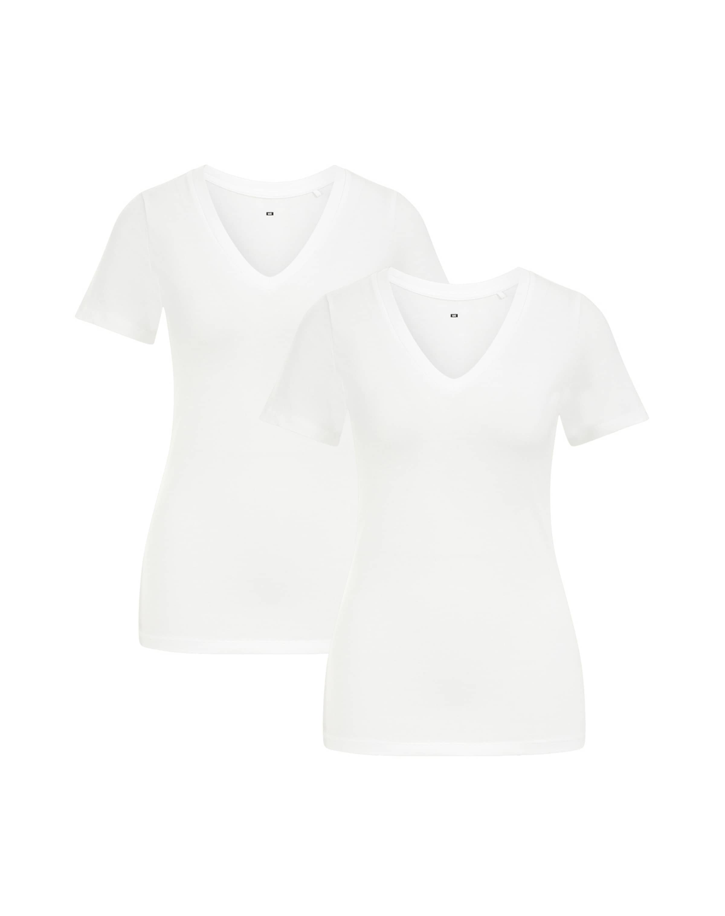 WE Fashion Tričko – bílá: přední strana