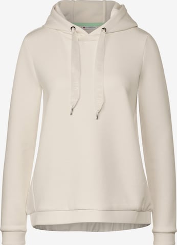 STREET ONE Sweatshirt in Beige: front