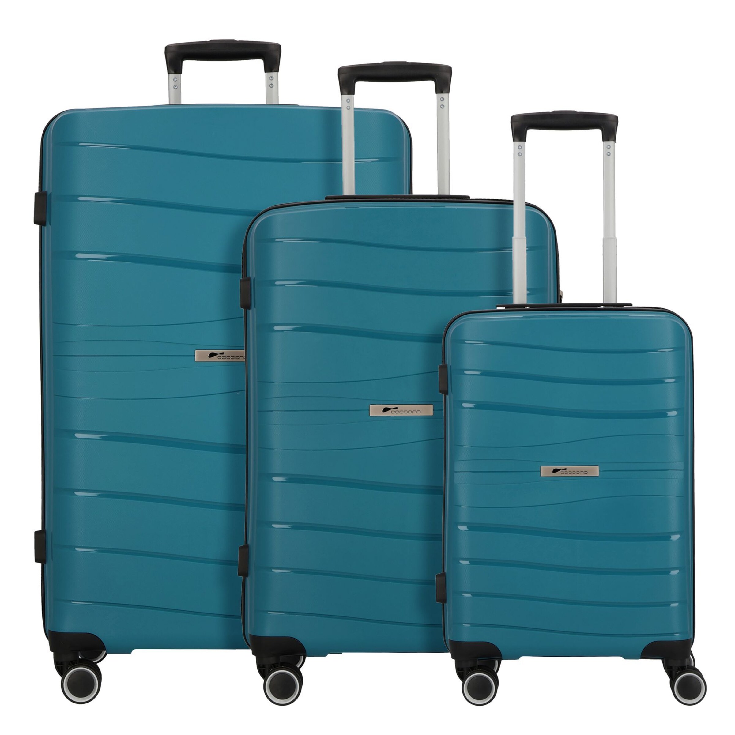 cocoono Suitcase set 'Leon' in Blue: front