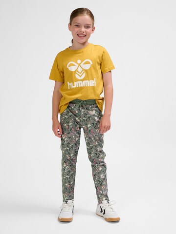 Hummel Slimfit Bukser 'Mariann' i grøn: forside