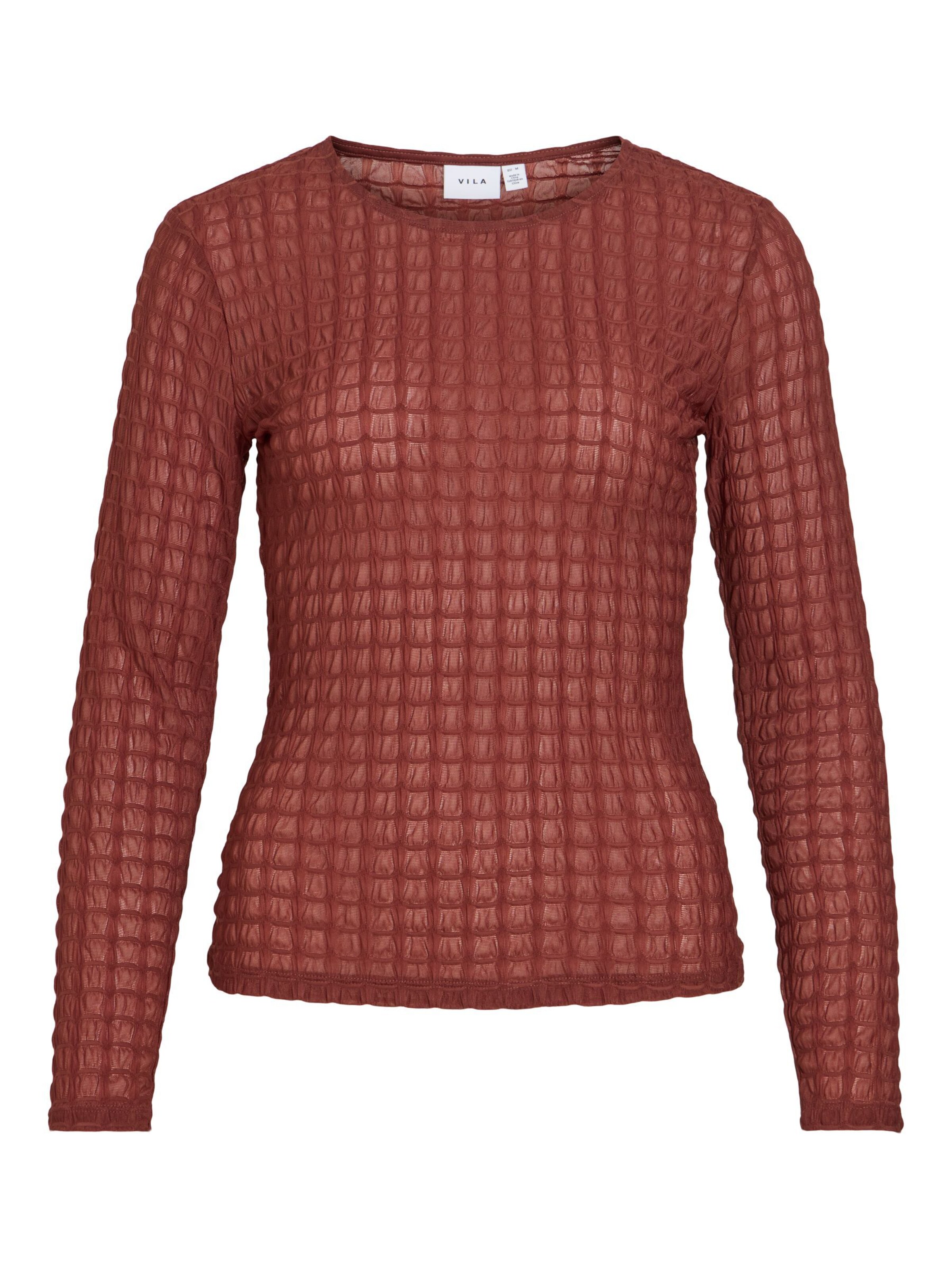 T-shirt VILA en marron : devant