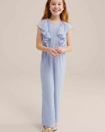WE Fashion Jumpsuit in Blau: Vorderseite
