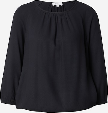 s.Oliver - Blusa em preto: frente