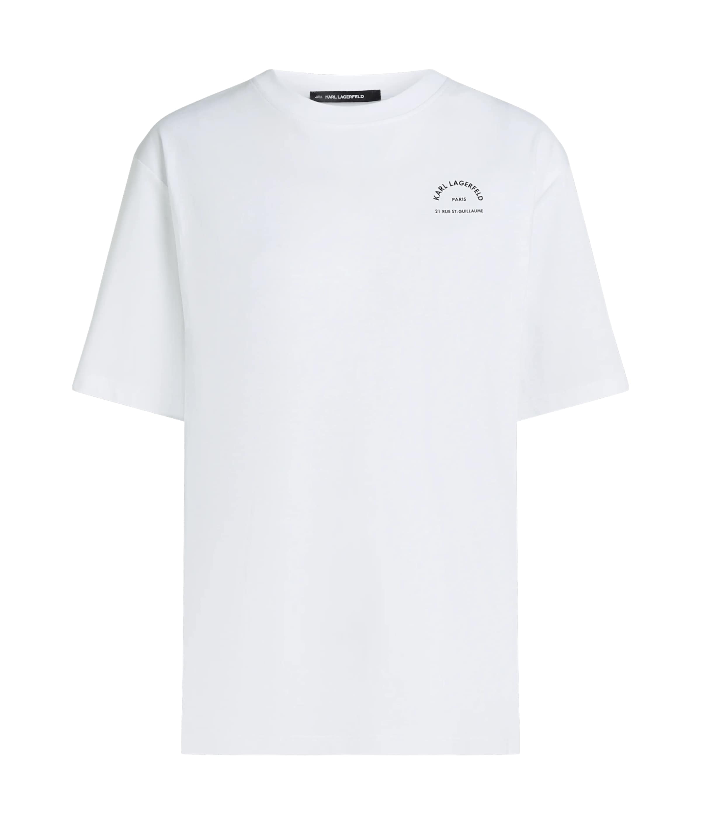Karl Lagerfeld - Camiseta en blanco: frente