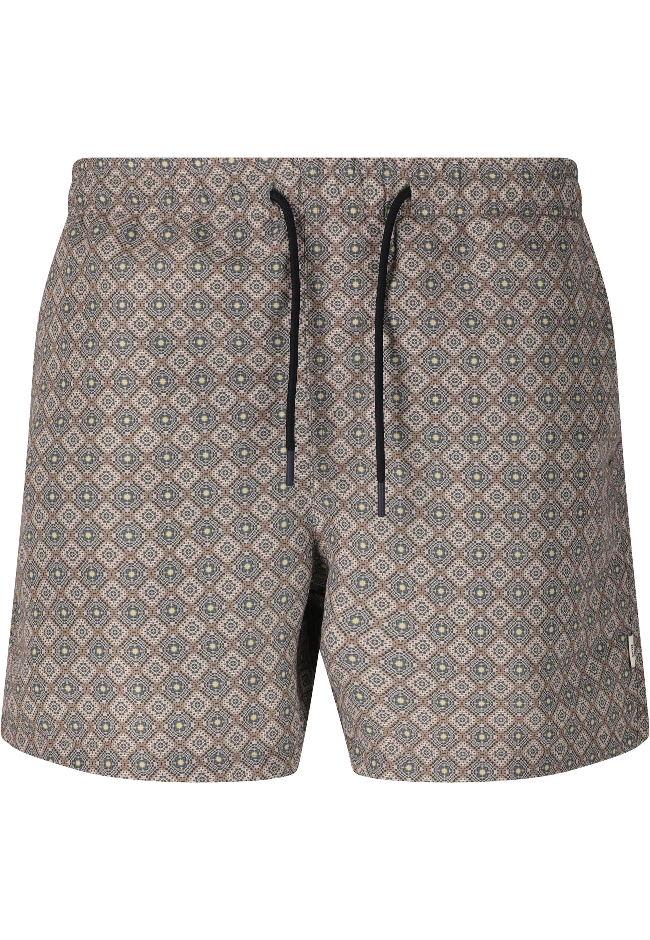 NOU Zwemshorts 'Justino' in Grijs: voorkant