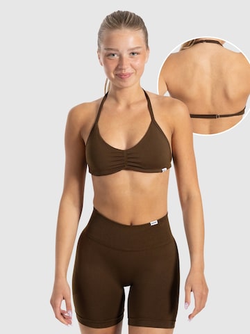 Smilodox Sports top ' Esta ' in Brown: front