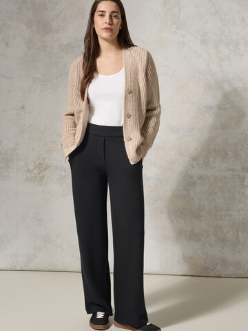 CECIL Loose fit Pants 'Neele' in Black