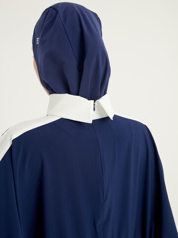 MARINA High neck Baddräktsklänning 'M2521-2' i blå