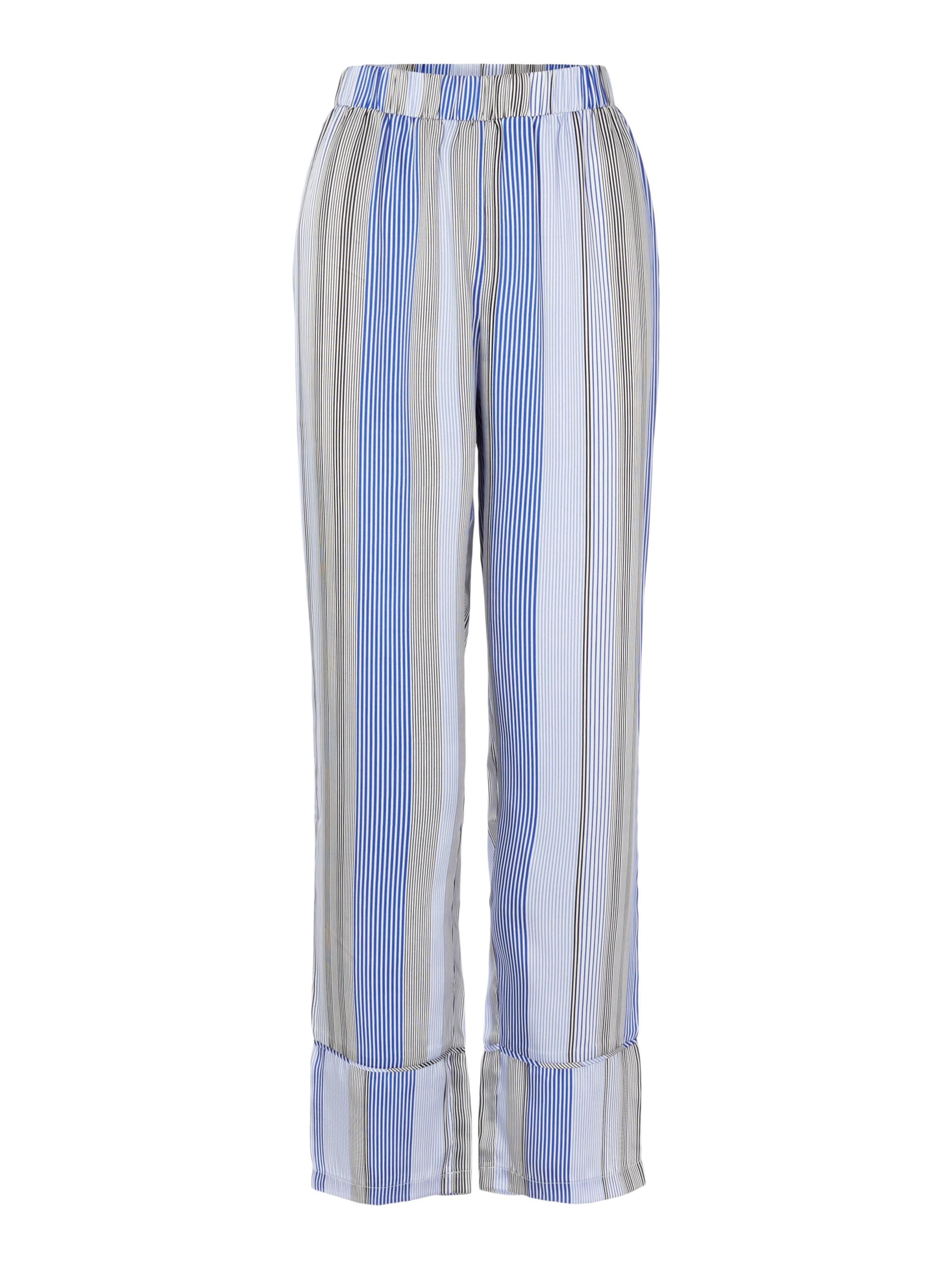 PIECES tavaline Püksid 'Sienna', värv sinine: eest vaates