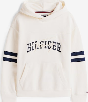 balta TOMMY HILFIGER Megztinis be užsegimo: priekis