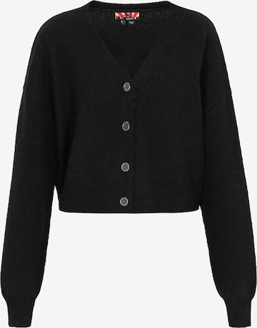 myMo ROCKS Вязаная кофта в Черный: спереди
