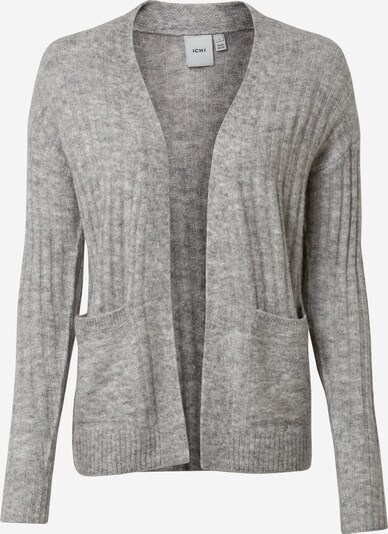 ICHI Cardigan 'KAMARA' en gris chiné, Vue avec produit