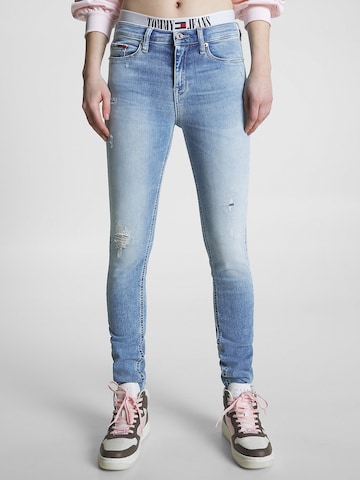 Tommy Jeans Skinny Jeans 'Nora' in Blauw: voorkant