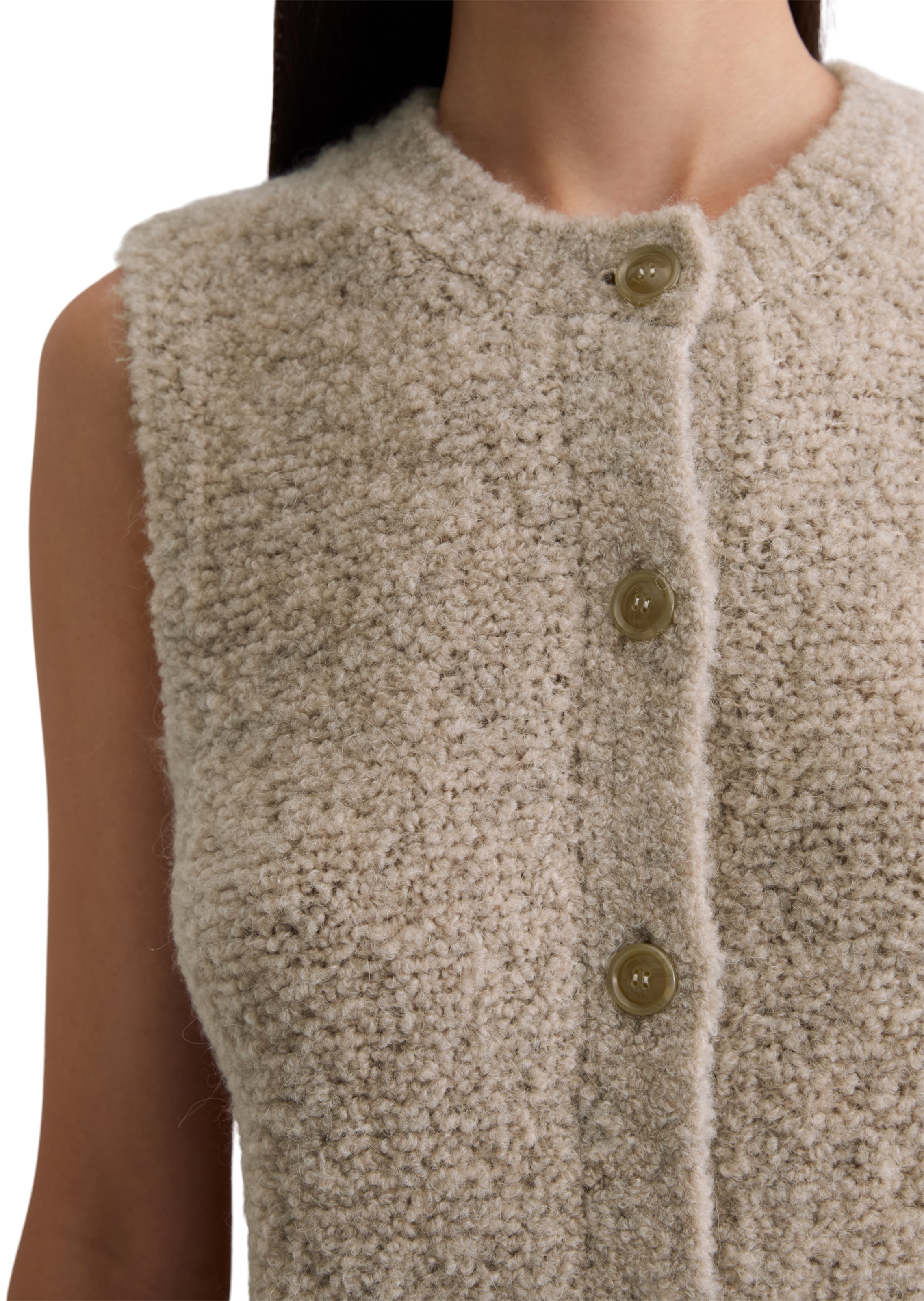 Marc O'Polo Strickjacke in Beige