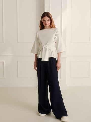 Wide leg Pantaloni con pieghe 'Finja' di Guido Maria Kretschmer Women in blu