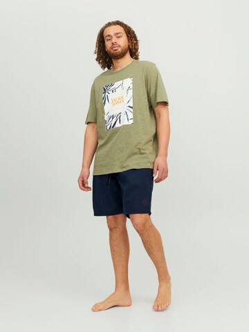 Jack & Jones Plus Badeshorts in Blau