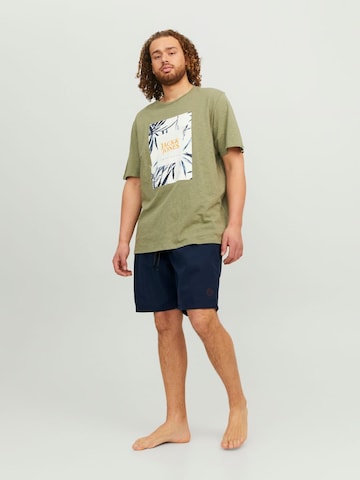 Jack & Jones Plus Badeshorts i blå