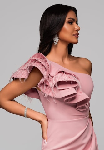 Ombre Avondjurk in Roze