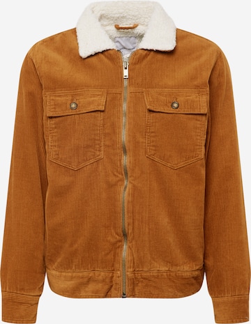 Lindbergh Between-Season Jacket in Brown: front