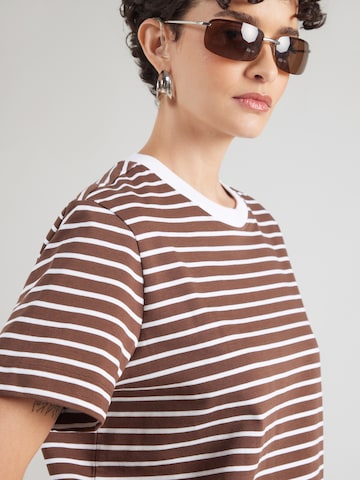 SELECTED T-shirt 'SLFESSENTIAL' i brun