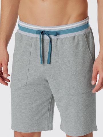 SCHIESSER Pajama Pants ' Mix & Relax ' in Grey: front